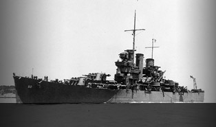 1942年在太平洋海域的海伦娜号